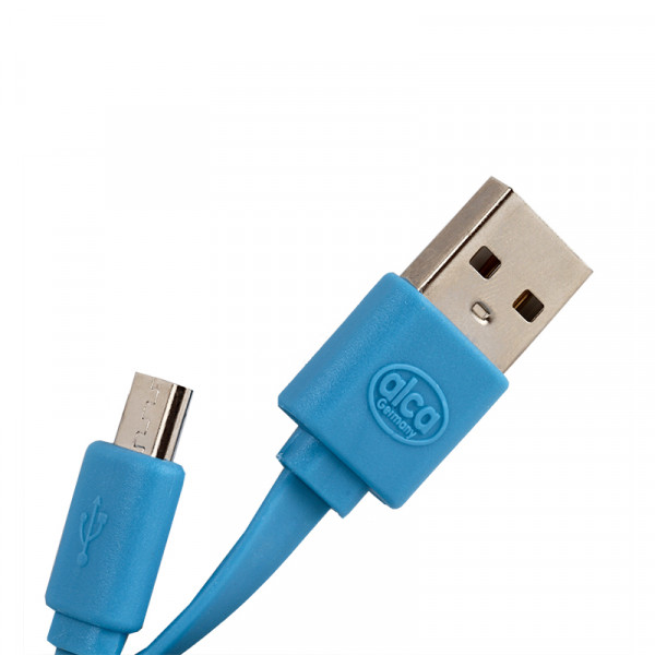 Micro USB 2.0 Ladekabel blau