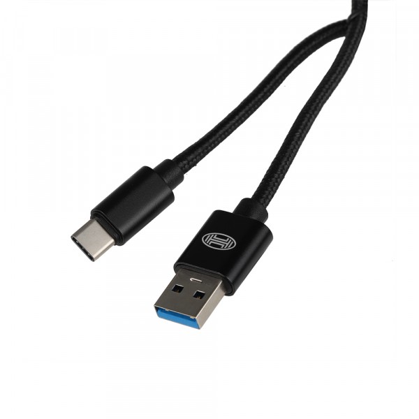 Premium Typ C 3.0 USB Ladekabel schwarz 1m