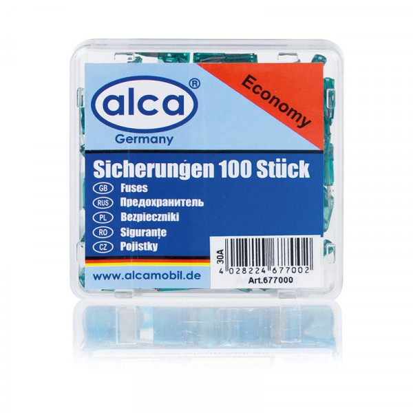 Mini-Sicherungen 30A; 100 St. Economy Box