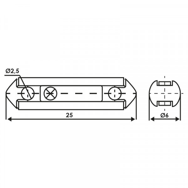 Torpedo-Sicherungen 25 A; 100 St. Economy Box